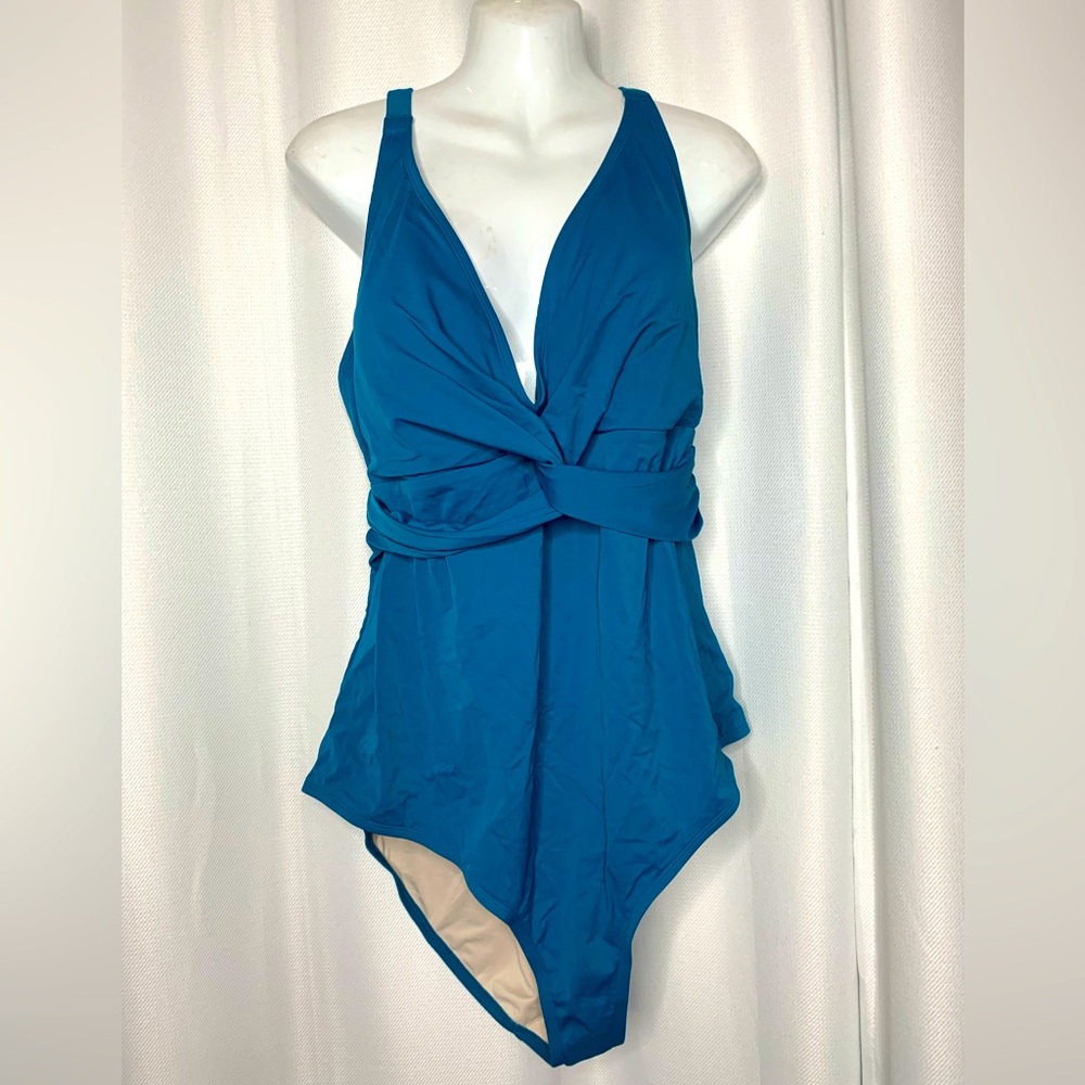 NWT Joe Fresh Teal One Piece Swimsuit